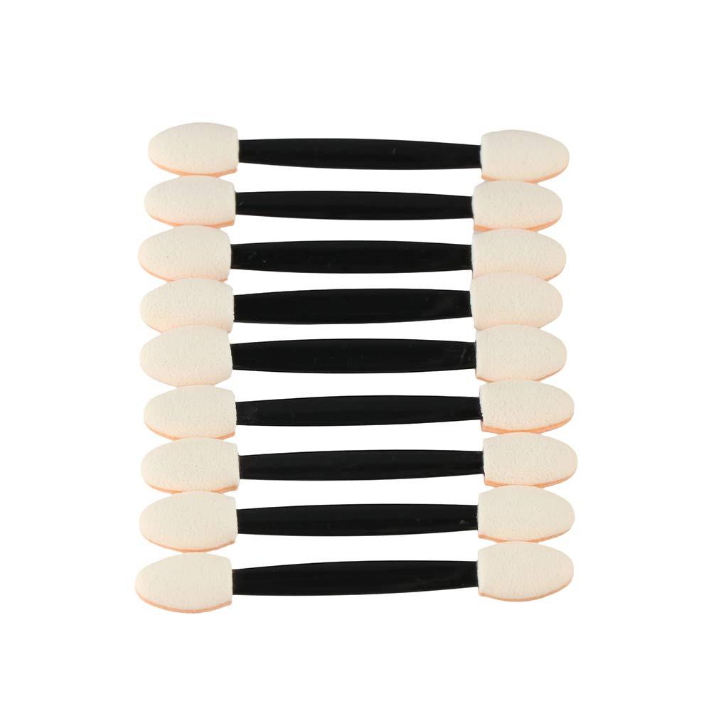 50Pcs Dual Sided Dual Sides Eye Shadow Applicator Dyed Chrome Pigment Applicator  Home