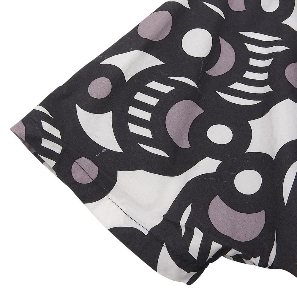 HIROCOLEDGE Women's cotton all-over print A-line dress in multicolor dress ― multicolorUsed