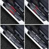 Car Door Sill Anti-Scratch Carbon Fiber Logo Sticker