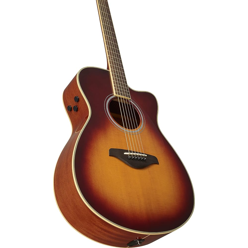 Yamaha TransAcoustic Guitar Brown Sunburst FSC-TA BS Acoustic Instrument with Built-in Effects