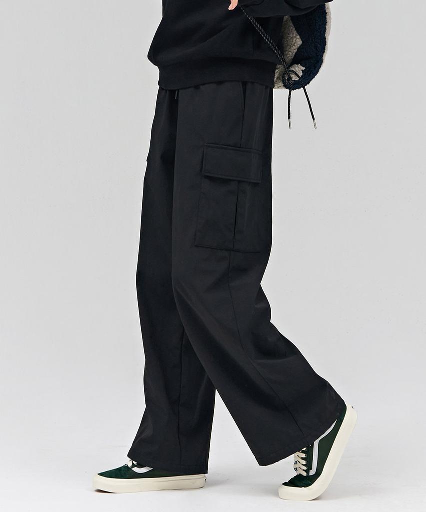 CHASECULT Women'S Wide Bonded Cargo Pants - Black