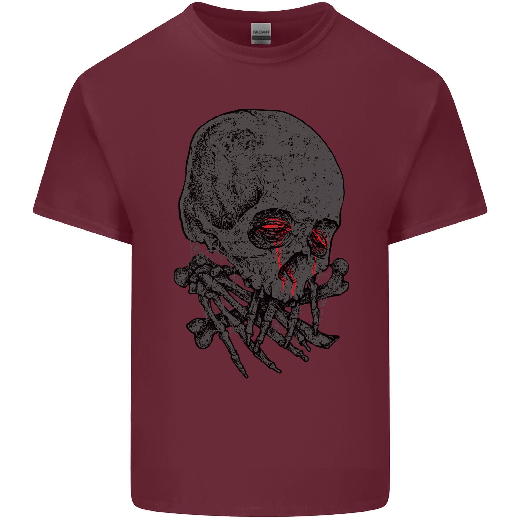 Crying Blood Skull Unisexs Light Cotton TShirt S