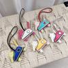 Love Heart Leather Pony Charm Keyring & Ornament Cape
