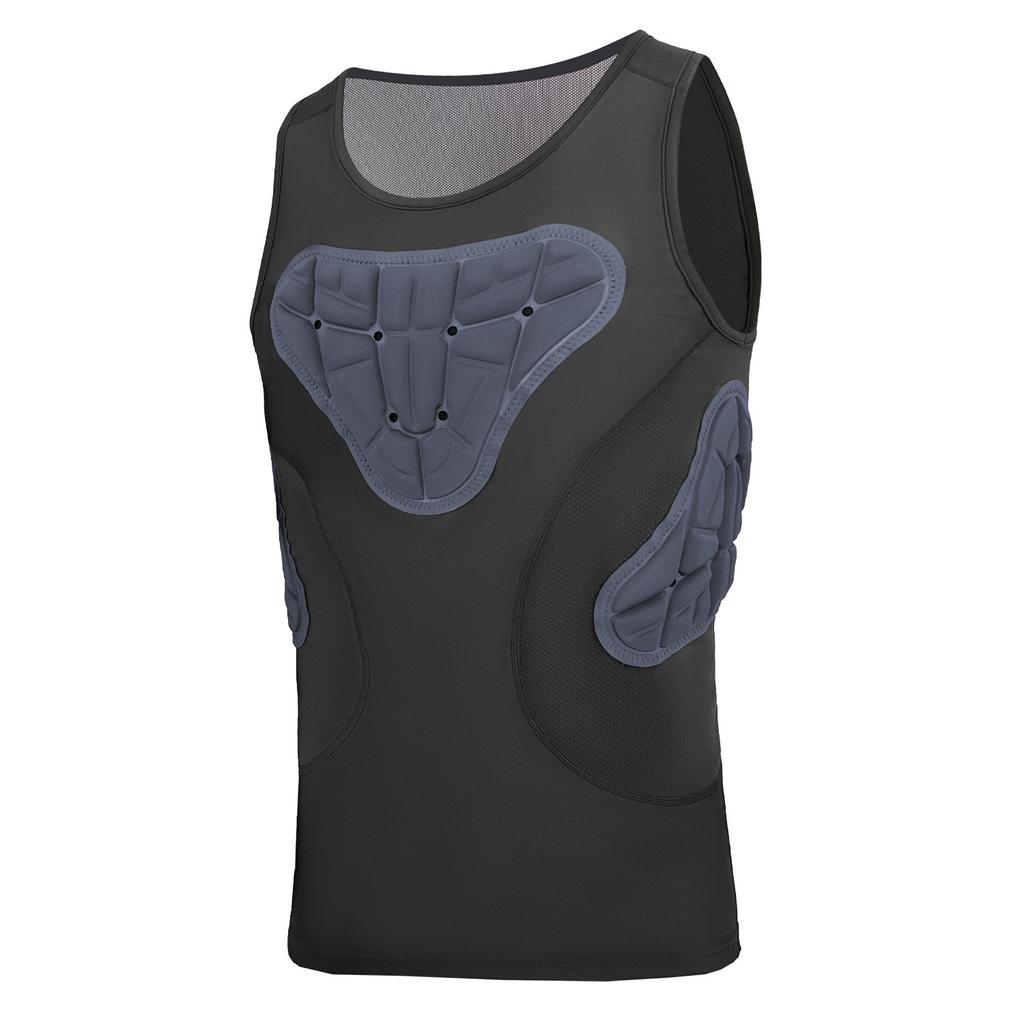 Anti-collision Long-sleeved Football Goalkeeper Suit, Football Suit, Ski Hip Protection, Chest Protection, Basketball Sports Training Suit.