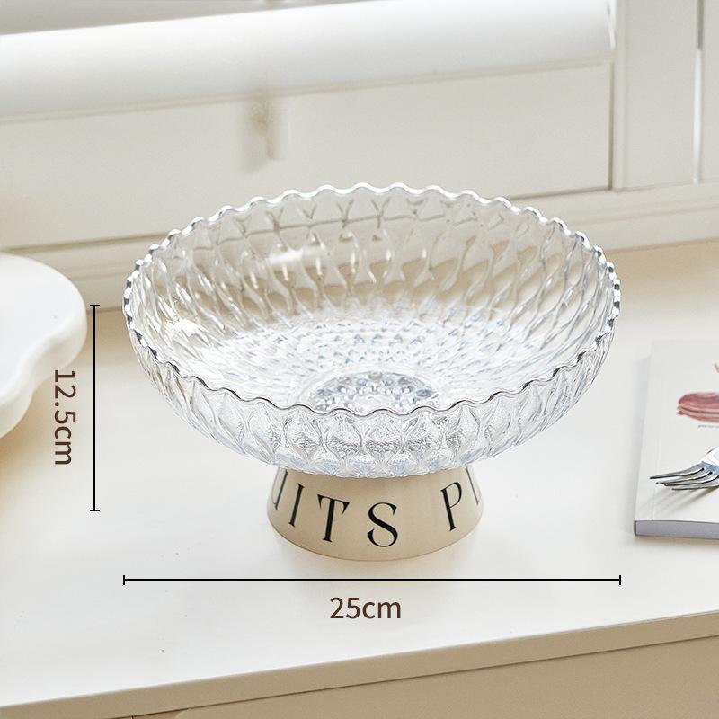 

Фруктовый поднос для гостиной и домашнего использования, новый высококачественный журнальный столик, фруктовый поднос, легкий, роскошный стиль, высококачественный поднос для слива, поднос для сухофруктов