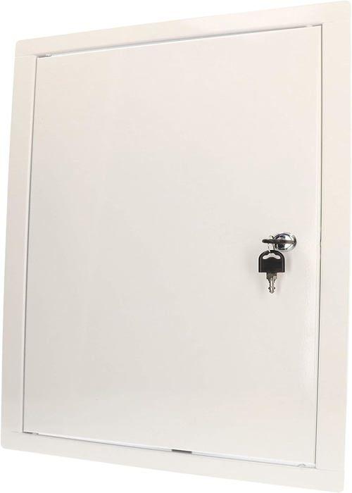 Trappe de visite - KOTARBAU - 30 x 50 cm - Métal - Blanc - Accès facile