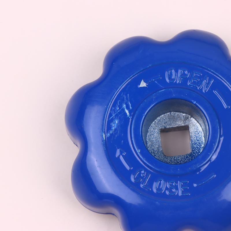 Aluminum Outside Hose Bib Replacement 8Mm Square Hole Round Wheel Handle Cylinder Valve Gas Valve For Industrial Stove Types