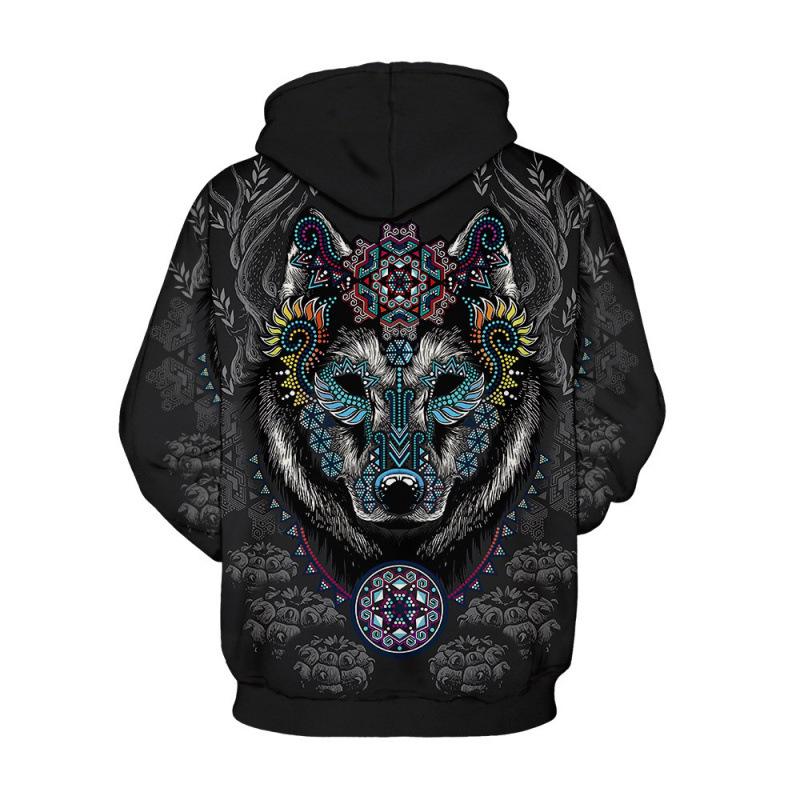 Wikinger-Krieger 3D-Druck Hoodie: Herren Trendiger Pullover Sweatshirt 2025 Edition
