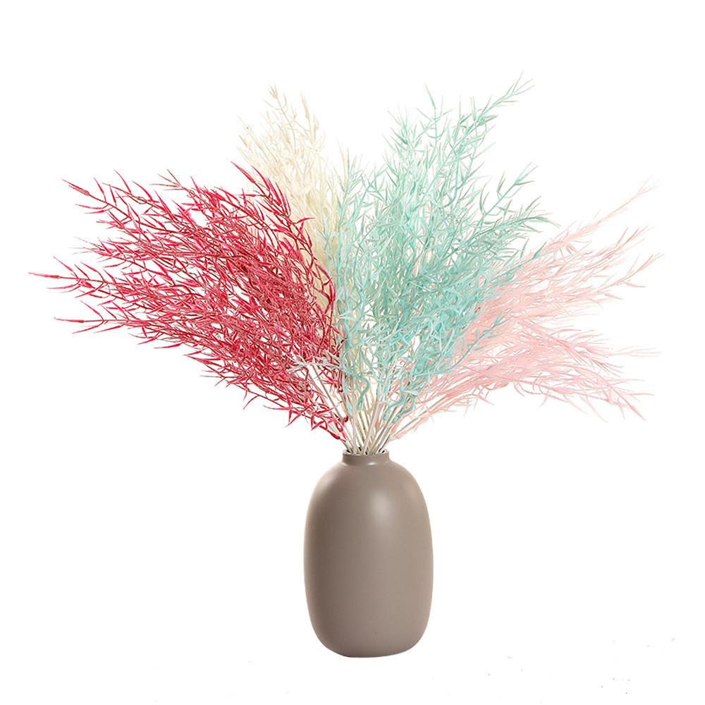 Bamboo Leaf Grass Accessories Mist Artificial Flower Home Decoration Wedding Handheld Flowers Plant Wall Fake Flowers Shooting Props