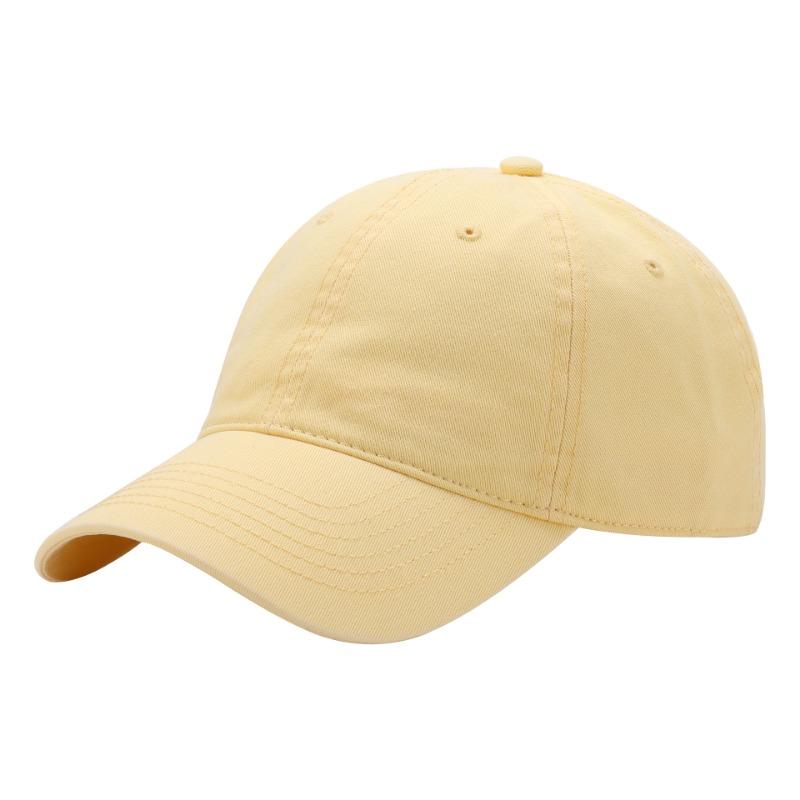 Washed premium baseball cap combed cotton women's deep top big brim cap trendy casual sunscreen hat