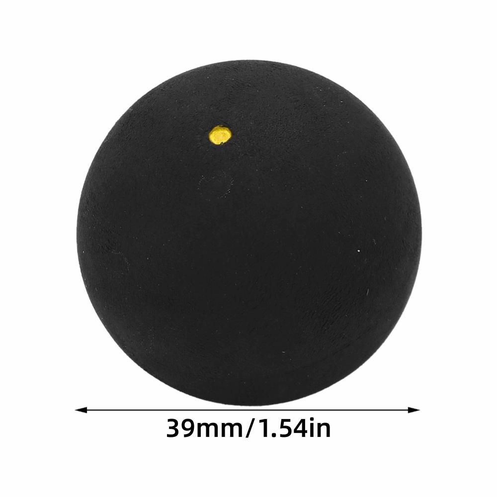 39mm Squash Balls Rubber Training Squash Ball Single Dot Squash Balls  Training Use