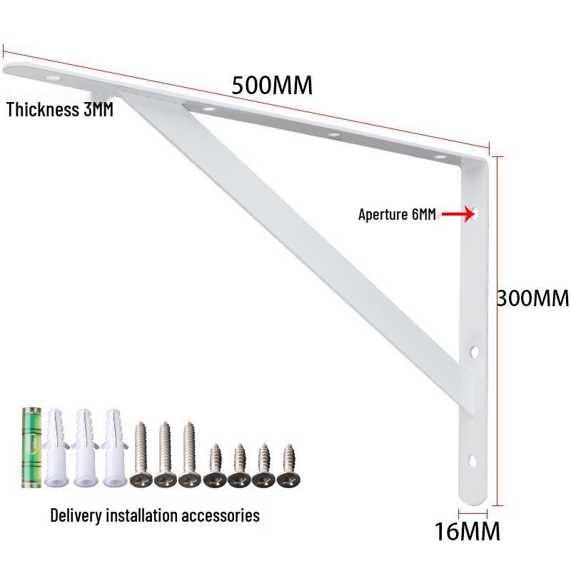 Compact Triangular Wall-Mounted Storage Shelf for Microwave Ovens