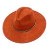 Cappello a cilindro fedora oversize stile europeo e americano uomo e donna semplice ed elegante parasole da esterno cappello jazz cappello da spiaggia per vacanze al mare