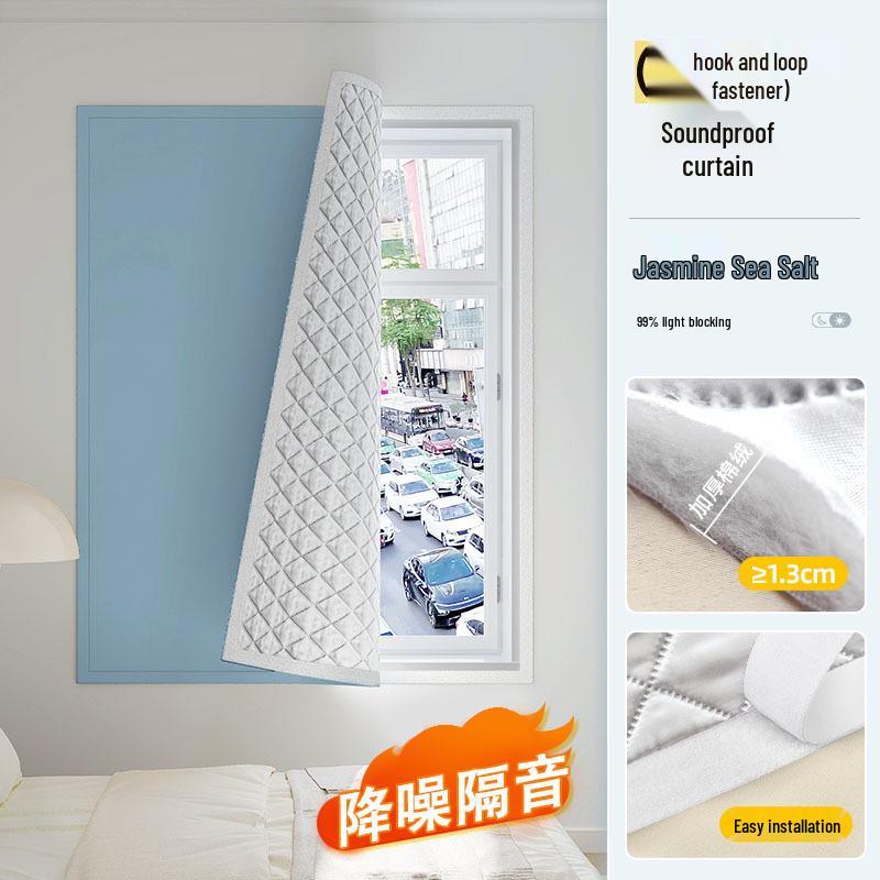 Soundproof Velcro Blackout Window with Easy Installation