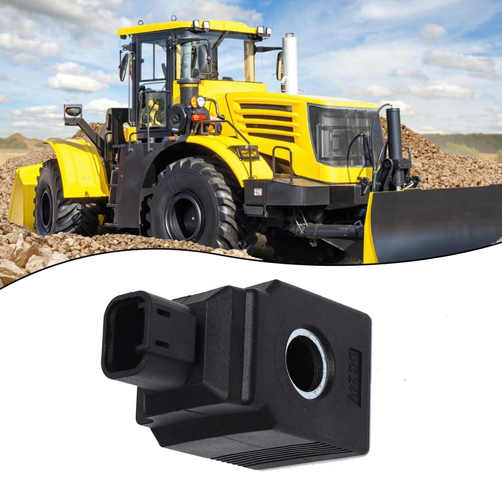 1pc 12V/24V Solenoid Valve Coil Replacement Part For Loader 25/221263 717 Accessories Simple Installation