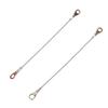 2Pcs 10.6in Tailgate Cable Hook Stainless Steel Wire Automotive Tailgate Cable Replacement for Mule 3000 3010 3020