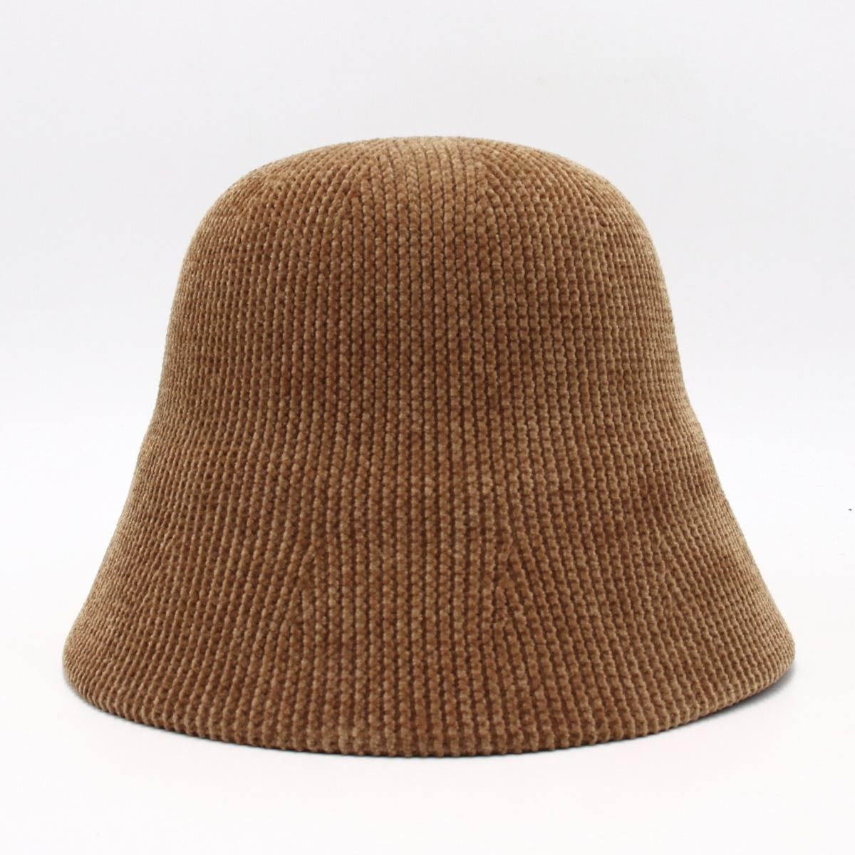 Зимняя плюшевая шапка Вельветовая панама Теплая твидовая шапка Зимняя шапка Мужская и женская One size fits all