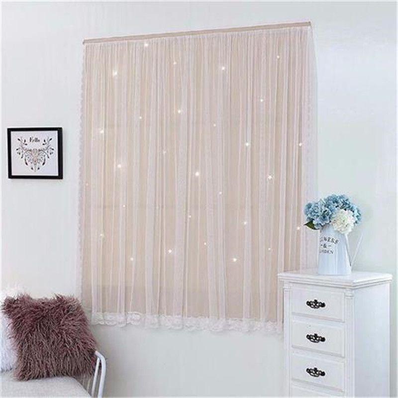 Elegant Opaque Self-adhesive Curtains For Enhanced Privacy In Bedrooms