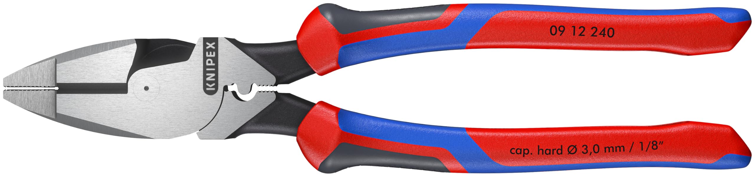 

KNIPEX Pliers for Overhead Wiring 0912-240 Heavy-Duty (with Crimping)