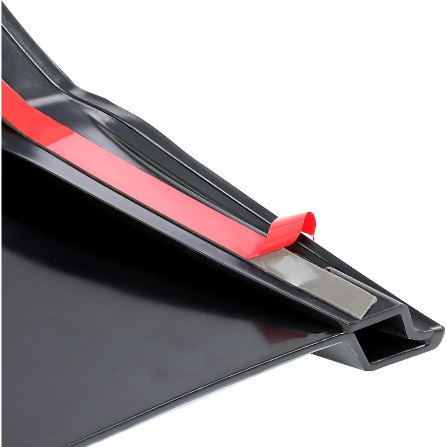 Rear Diffuser Compatible with 20172025 Tesla Model 3 Sedan V Style Rear Bumper Diffuser Lip Valance Splitter Body Kit ABS Plast