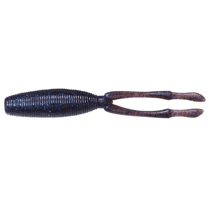 Megabass Worm TK Twister 4.5 Inch Cinnamon Blue Flake 37713