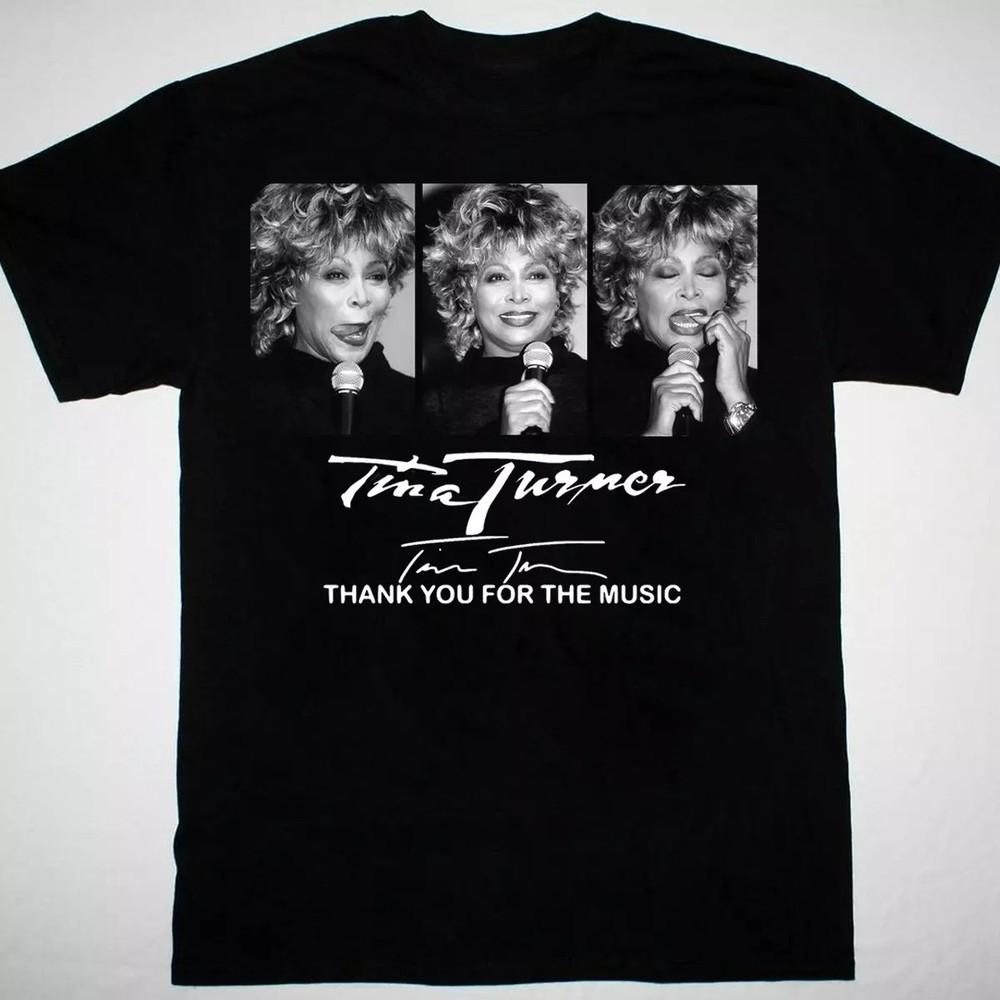 

Thank you for the memory Tina Turner signed T-shirt Black Tee S-5Xl 3F204 Unisex T-Shirt XXXL