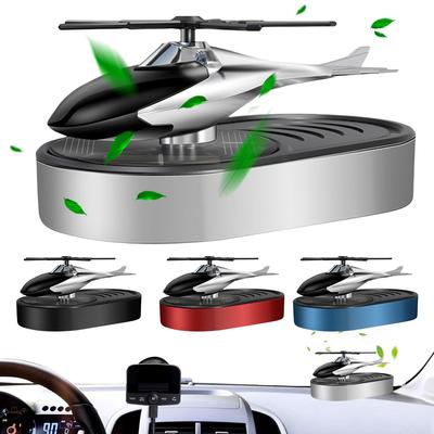 Solar Rotation Helicopter Aromatherapy Remove Odor Car Helicopter Perfume Diffuser Helicopter Propeller Fragrance Car Decoration