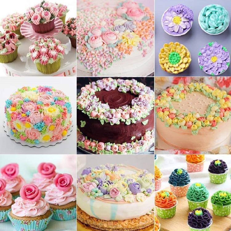 Piping Nozzles Baking Gadget Kits Cake Decorating Supplies Gift for Baking Lover