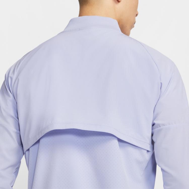 Nike Dri-FIT Rafa Comfortable Fashionable Minimalist Versatile Solid Color Jacket Men Jacket Light-Purple DV2886-057