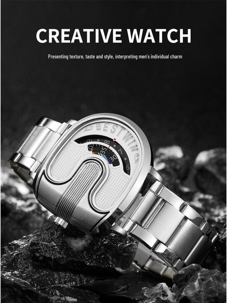 Doctorstone BESTWIN Men's Alloy Golden U-Shaped Fashion Watch