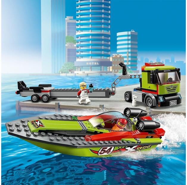 LEGO City 60254 Racing Boat Transporter