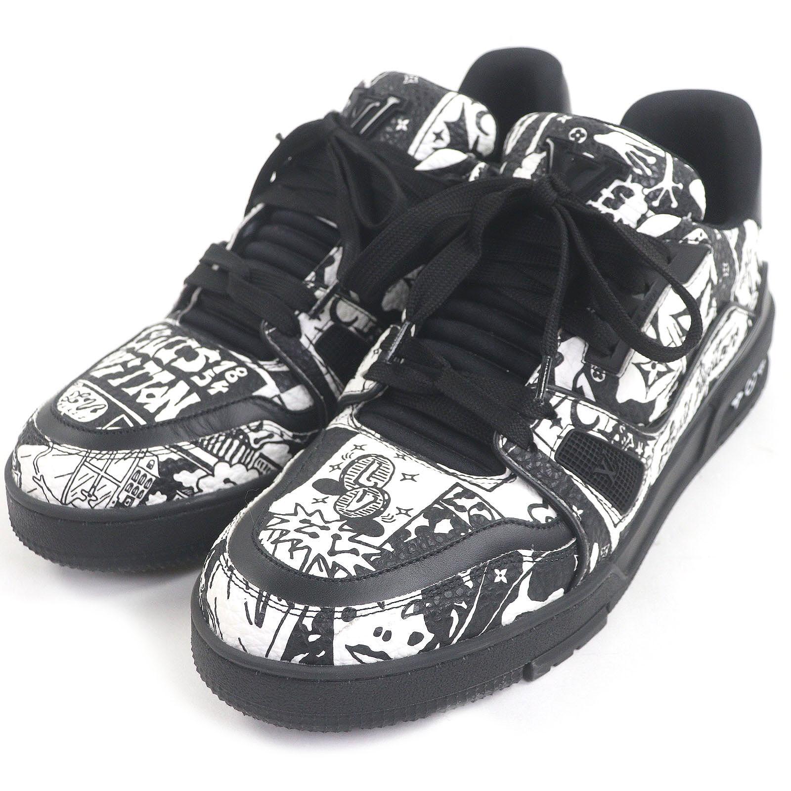 

Відмінні низькі кросівки LOUIS VUITTON Лінія LV Trainer Чорні Вживані