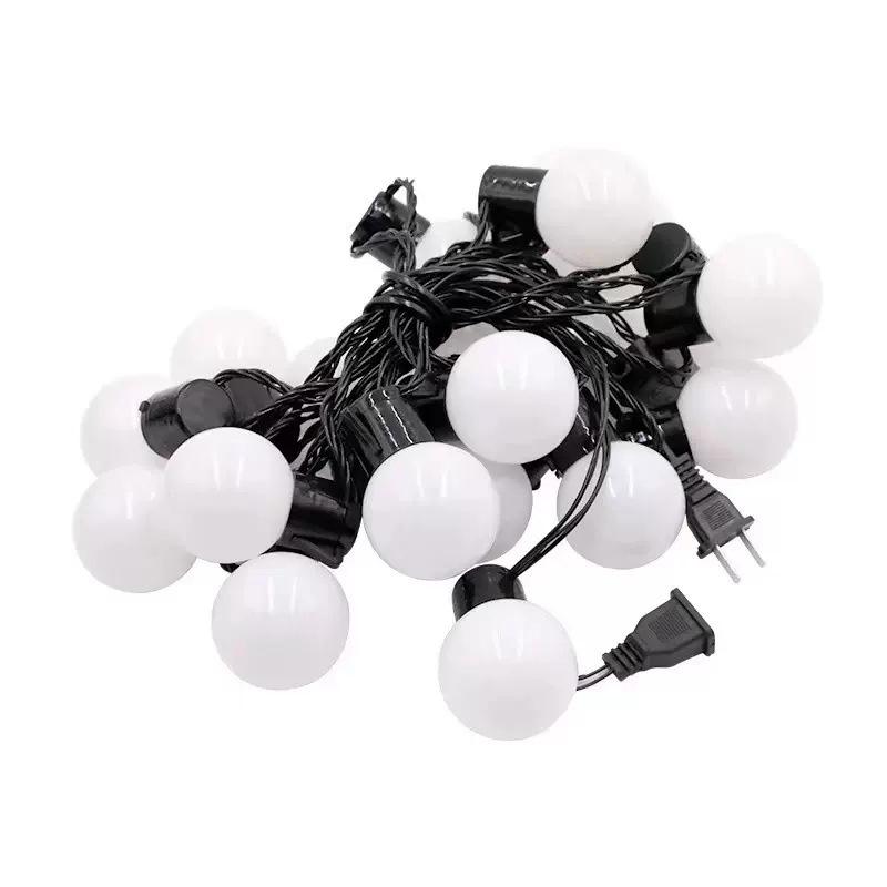 Colorful LED Bulb String Lights for Camping, Weddings, and Outdoor Decor