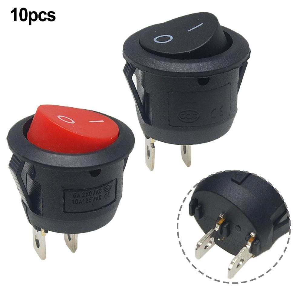 Rocker Switch Replacement Kit (10-Pack) For Hoover UH71255, UH70809, UH70800 Upright Vacuum Cleaners, 20mm Opening