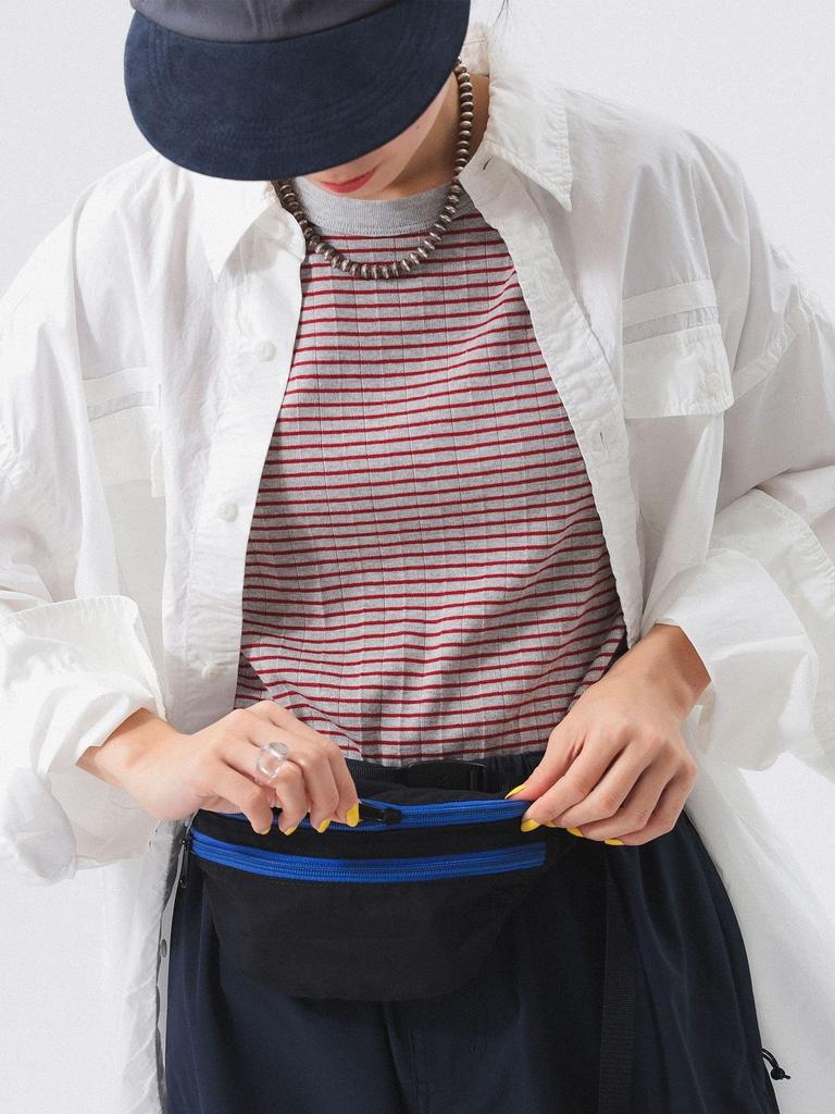 Beams Boy Campus Bag Waist Pack Women's Black Free