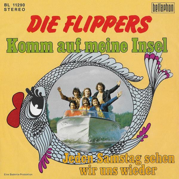 

7inch Record DIE FLIPPERS Komm Auf Meine Insel BL11290 Bellaphon 1974 Germany Pop Used