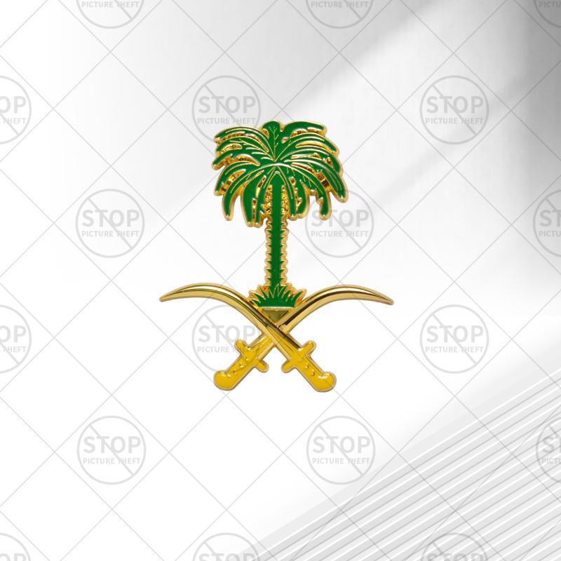 Car Badge Saudi Arabian Date Palm Tree Logo 3D Decal Grille Body Emblem For Skoda Peugeot Toyota Honda Nissan Suzuki GMC kia