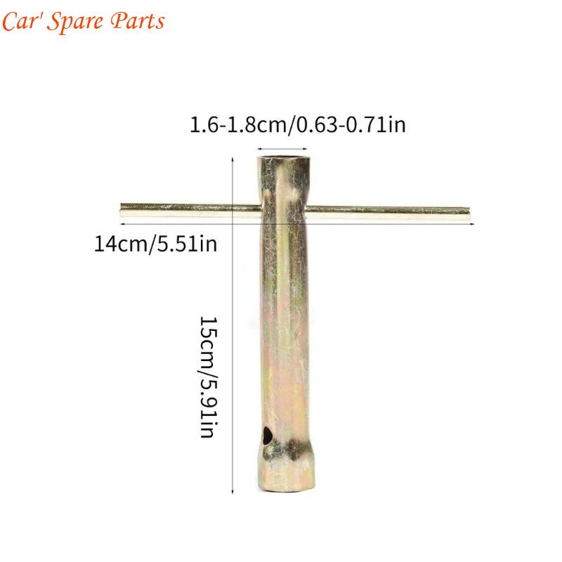 Y4UA Motorcycle 16mm 18mm Ignition Spanner Tool Deep Wrench Socket Tools