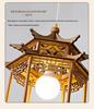 Song Dynasty Aesthetic Lamp: Hexagonal Pavilion Chandelier for Tea Room or Zen Restaurant