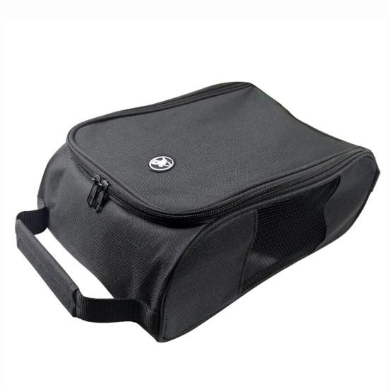 Golf Shoe Bag with Handle Zipper Closure Large Capacity Waterproof Sports Shoe Carrier Bag Golf Shoe Container
