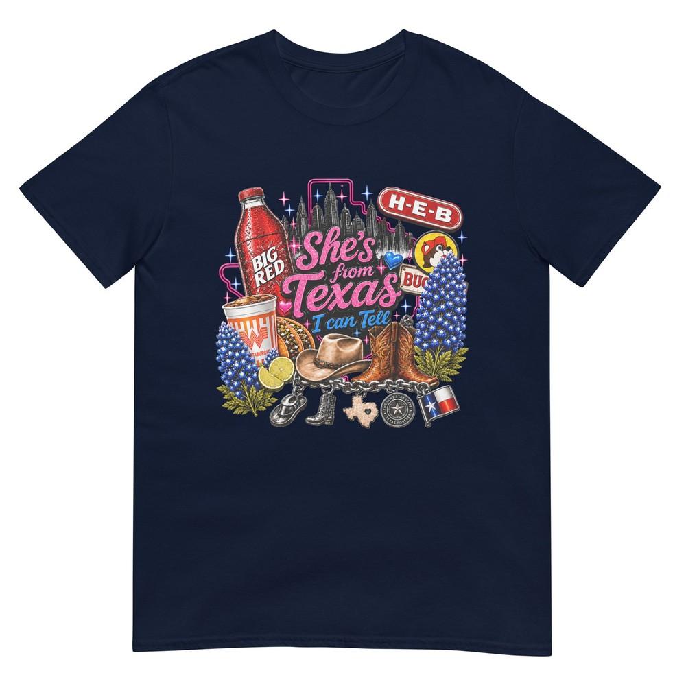 Shes From Texas I Can Tell State Pride TShirt S
