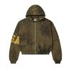 2026 Trendy Unisex Oversized Hoodie With Retro Letter Print Loose Fit Cotton Blend Sweatshirt