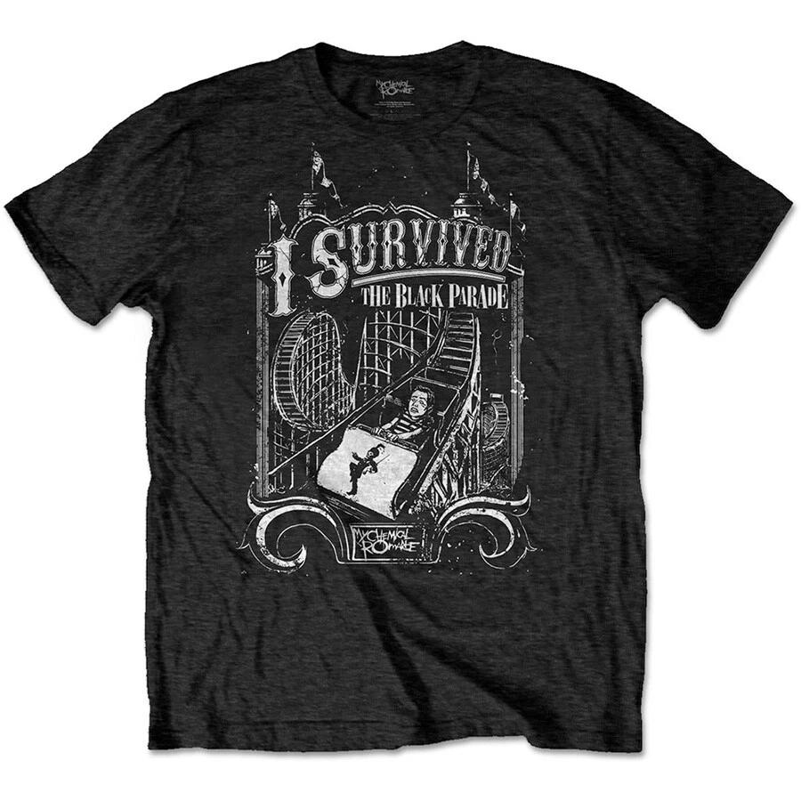 My Chemical Romance - MCR - I Survived  - Black t-shirt XL