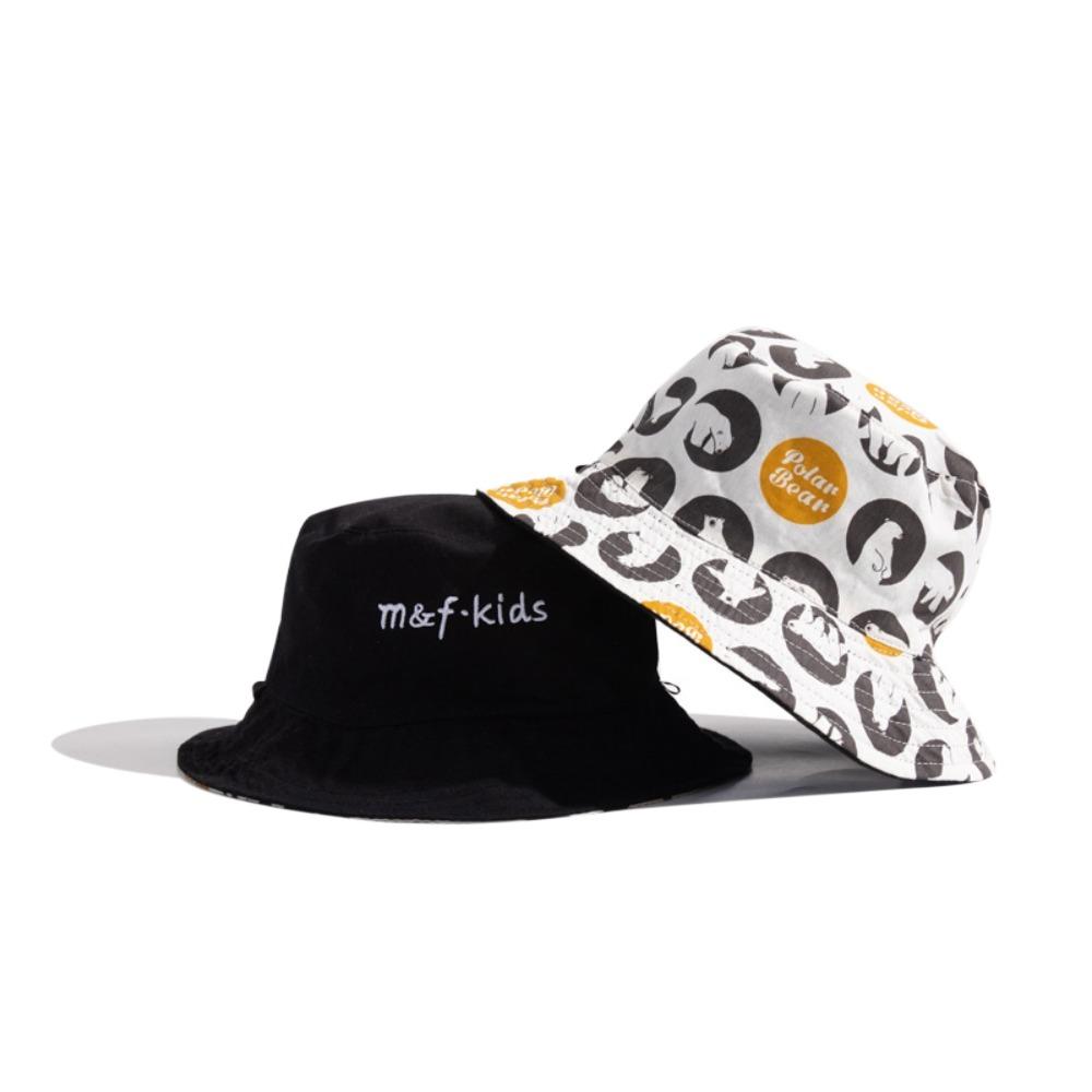 Breathable Baby Shading Hat Cotton Children's Fisherman Hat Fashion Double Sided Kid Sunhat  Baby
