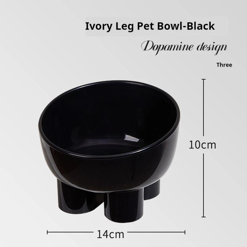 Non-Slip Cat Bowl Pet Water Food Feed Dog Bowls 45° Inclination Stand Feeders Tall Cat Bowl Anti-dumping Pet Feeding Supplies
