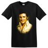 T-shirt Elvis Presley Ritratto Dorato Leggenda della Musica Rock Classica Tee