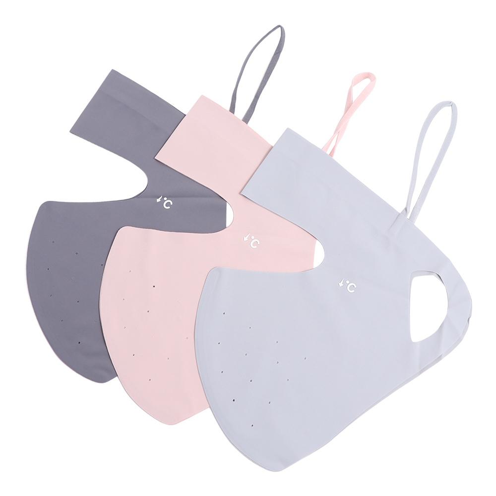 Eye Corner Protection Ice Silk Sunscreen Mask Anti-UV Driving Face Cover Face Gini Mask  Fishing