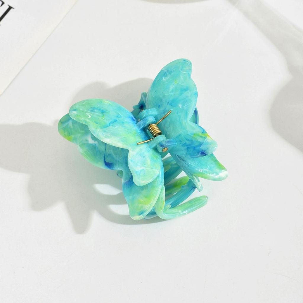 Matte Transparent Butterfly Hair Claws Clips for Women Girls Elegant Decorate Hairpins Headbands Fashion Korean Hair Accessories