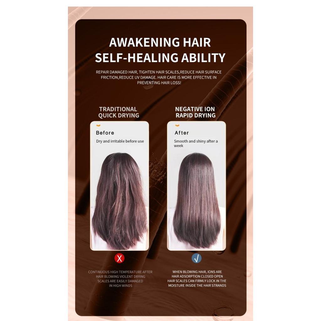 Hair Dryer, High-Speed Electric Turbine Airflow, Low Noise, Constant Temperature And Quick Drying, Suitable For Home Salons.