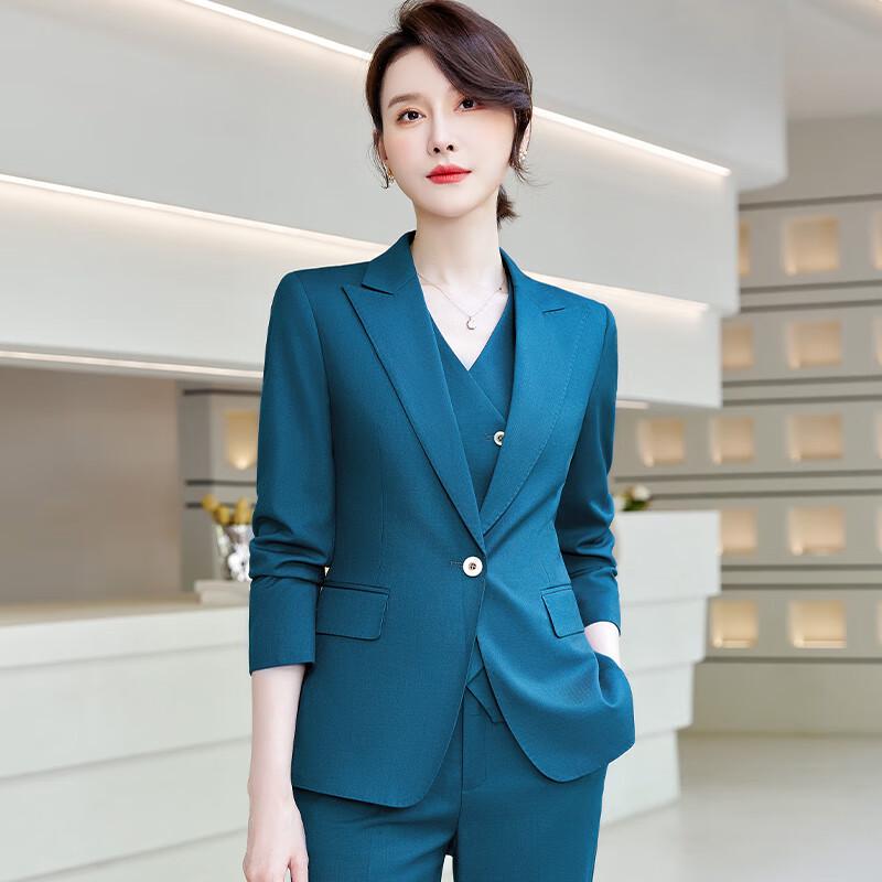 Women's Single-Button Business Suit Set